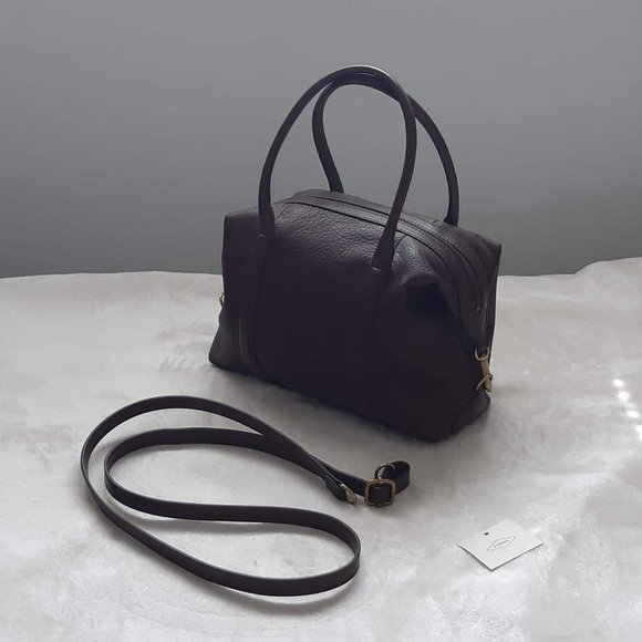 Fossil | Brand New ⭐️Brown Charley Leather Satchel - Picture 4 of 7